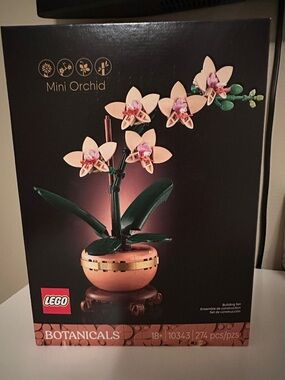 NEW LEGO Pink and Green Mini Orchid Decorative Botanicals